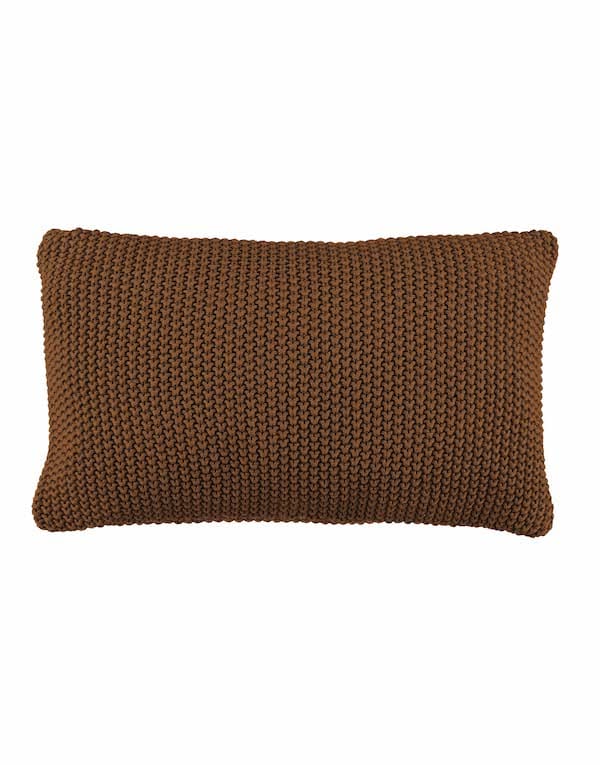 Marc O'Polo Nordic knit Cushion Toffee brown 50×50