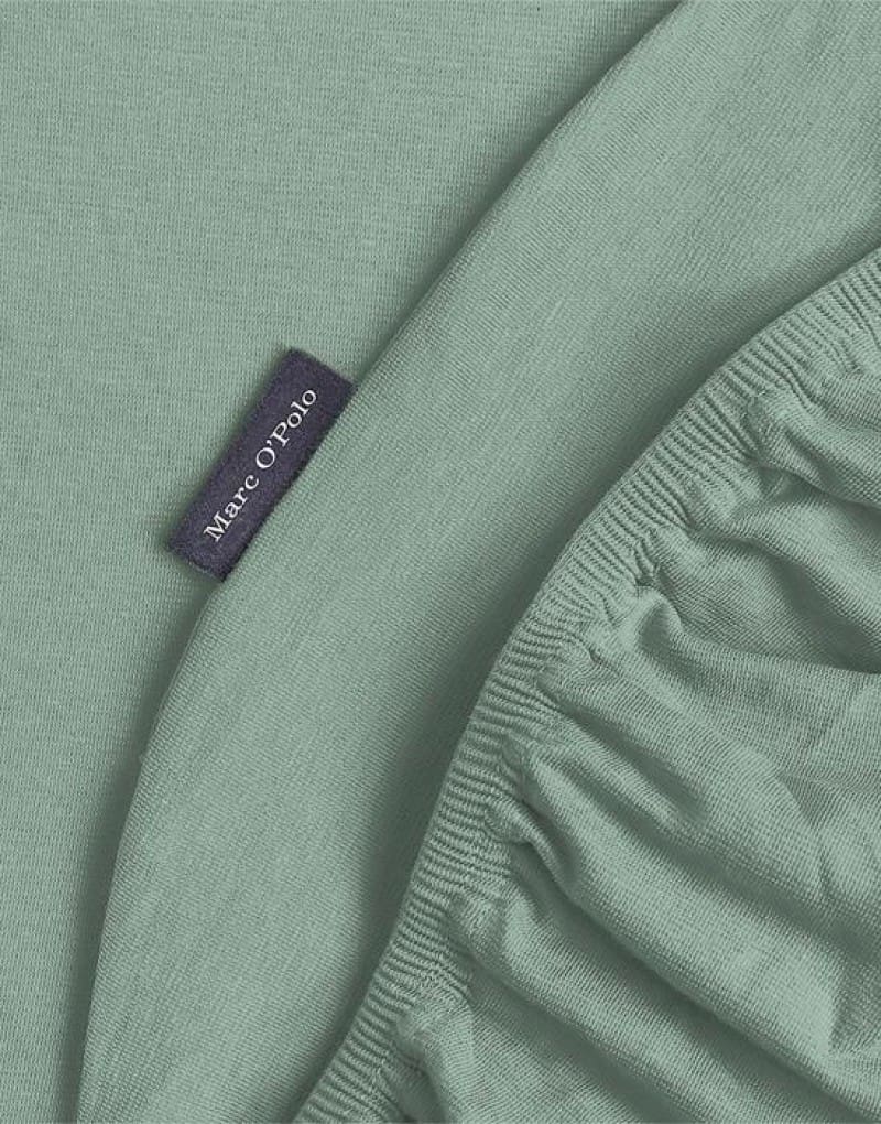 Marc O&apos;Polo Premium Organic Jersey Fitted sheet Soft green